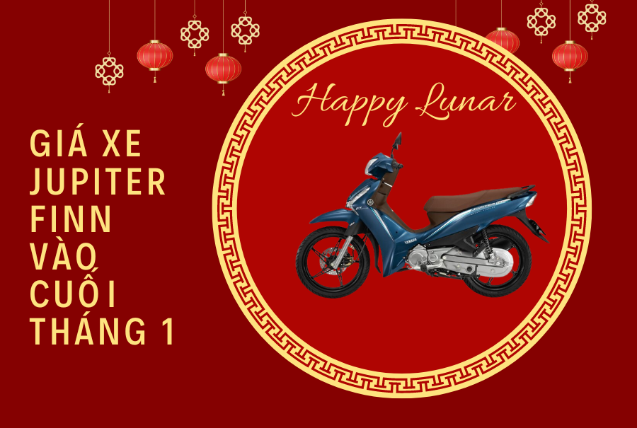 Giá xe Jupiter Finn vào cuối tháng 1
