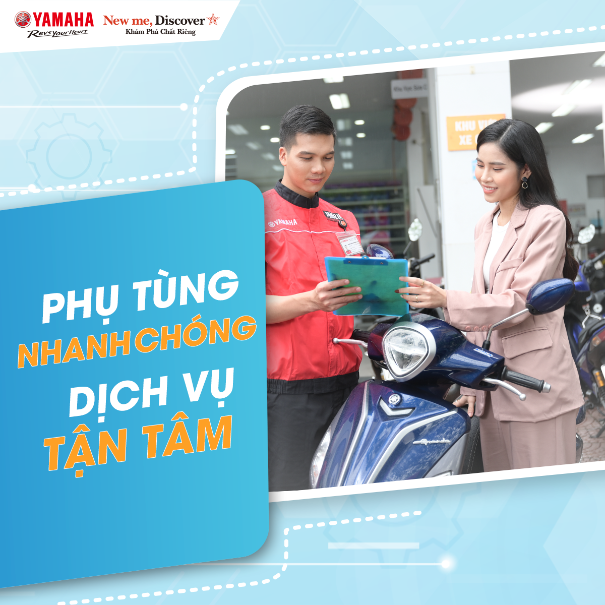 Phụ tùng Yamaha tại Yamaha Town chính hãng